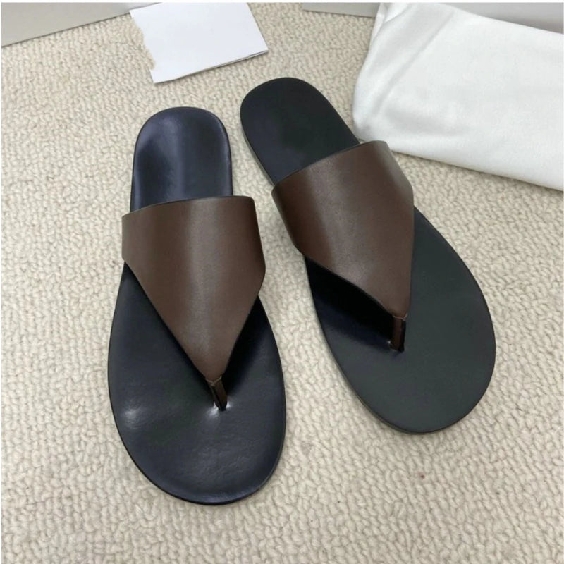25 year flat bottomed clip on feet, minimalist and versatile, suitable for spring and summer casual beach wear. M ü ller lazy ha