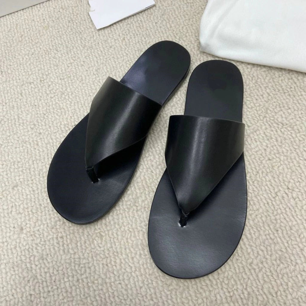 25 year flat bottomed clip on feet, minimalist and versatile, suitable for spring and summer casual beach wear. M ü ller lazy ha