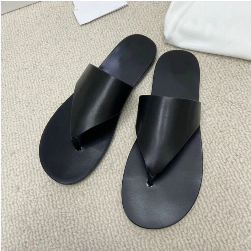 25 year flat bottomed clip on feet, minimalist and versatile, suitable for spring and summer casual beach wear. M ü ller lazy ha