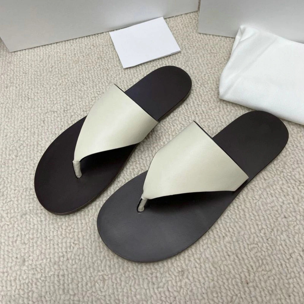 25 year flat bottomed clip on feet, minimalist and versatile, suitable for spring and summer casual beach wear. M ü ller lazy ha