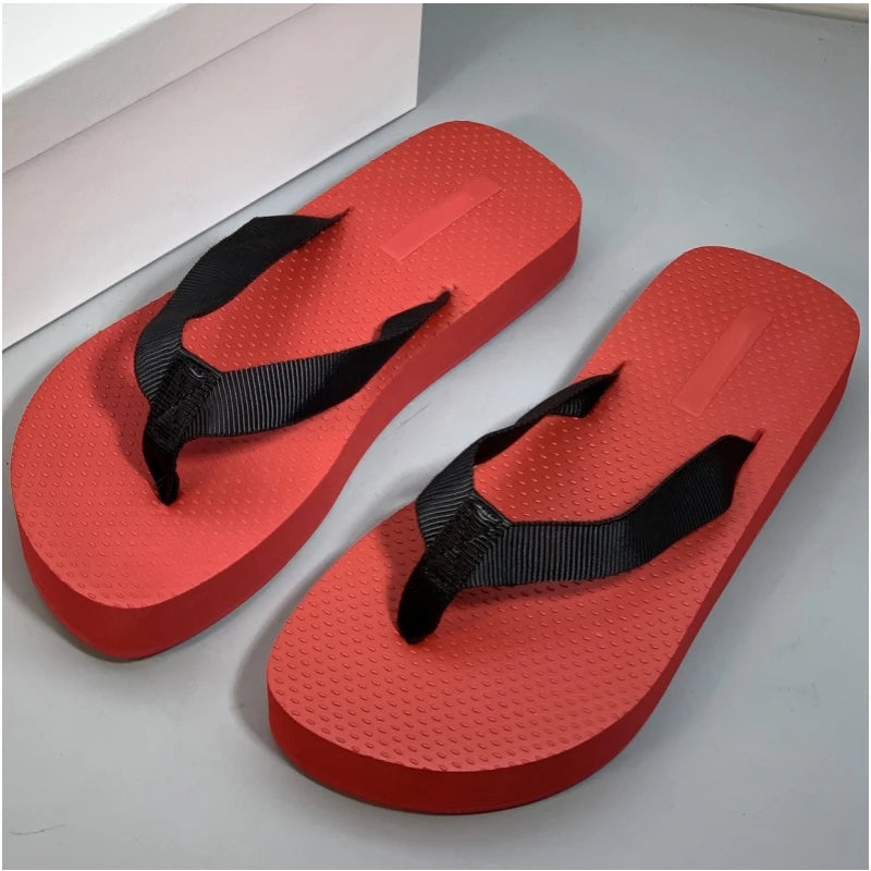 25 year new minimalist and versatile women's clip toe nude comfortable casual beach flip flops